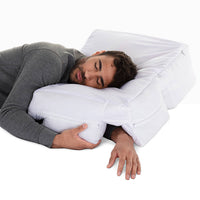 SG - Wife Pillow - Down Alternative Fiber Fill - Front, Back & Side Sleeper Pillow With Arm Hole