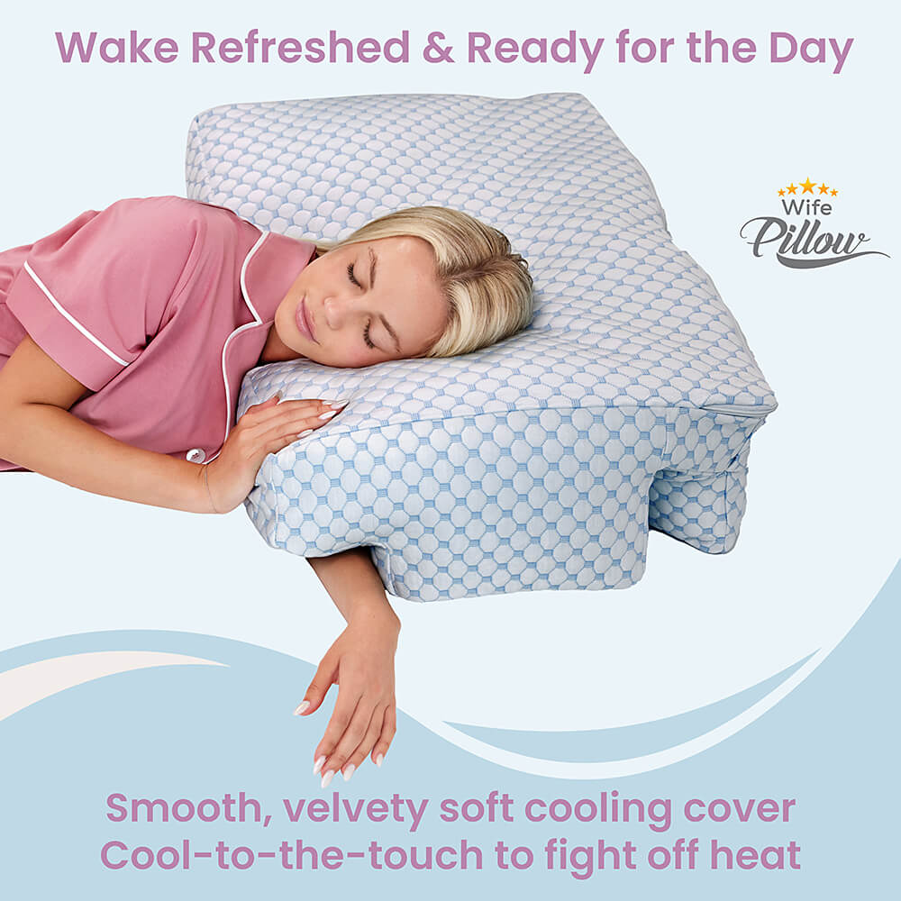 Cell2Cool fabric cover adds luxurious comfort and cooling effect to Wife Pillow
