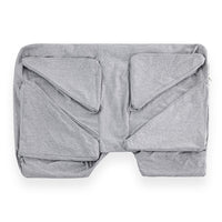Grey Cover Pillow Case Cover Only - T- shirt Material Cover