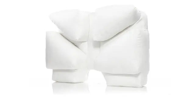 A wing of the Wife Pillow to hug