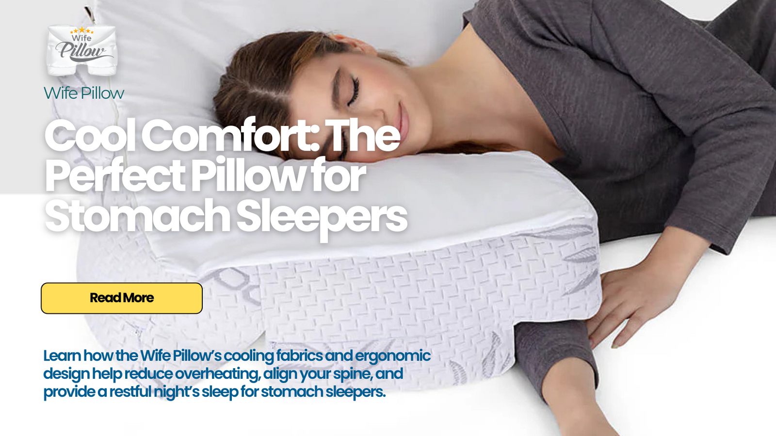 Cool Comfort: The perfect pillow for stomach sleepers