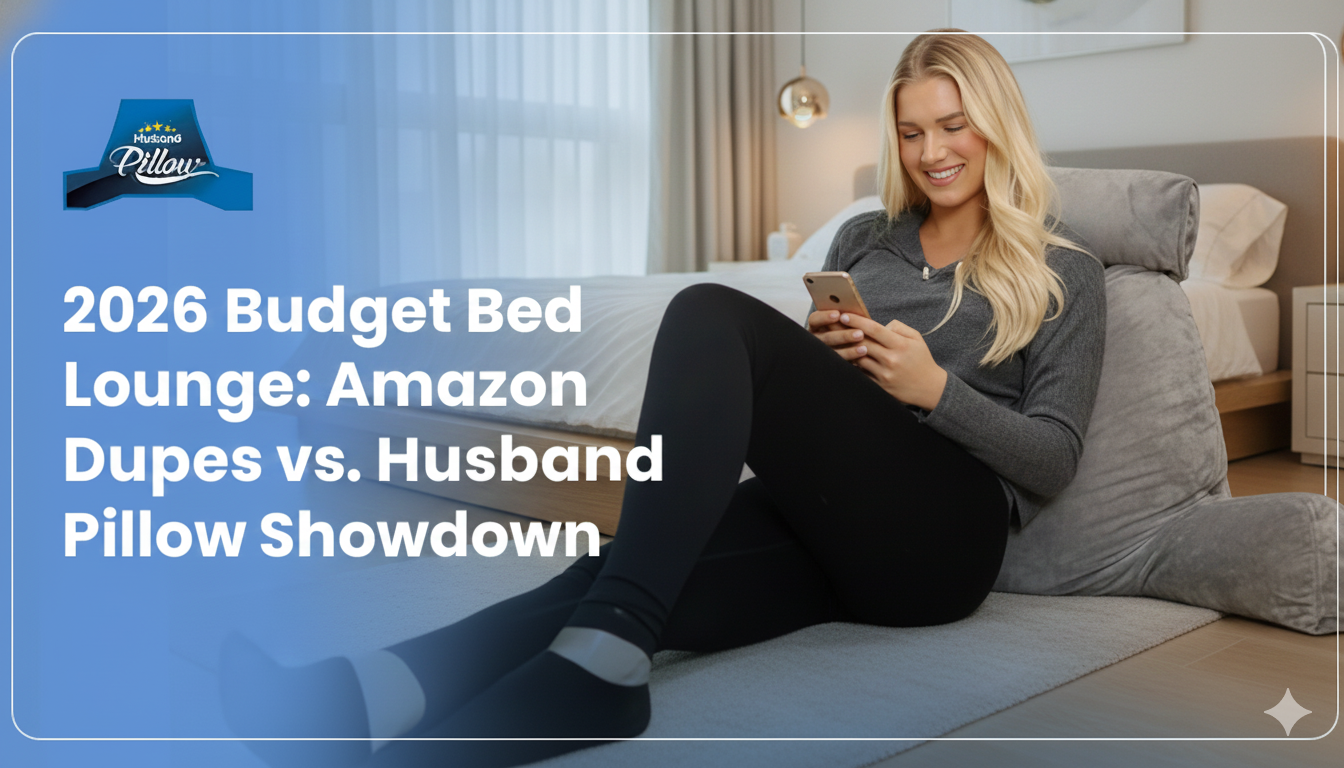 2026 Budget Bed Lounge: Amazon Dupes vs. Husband Pillow Showdown