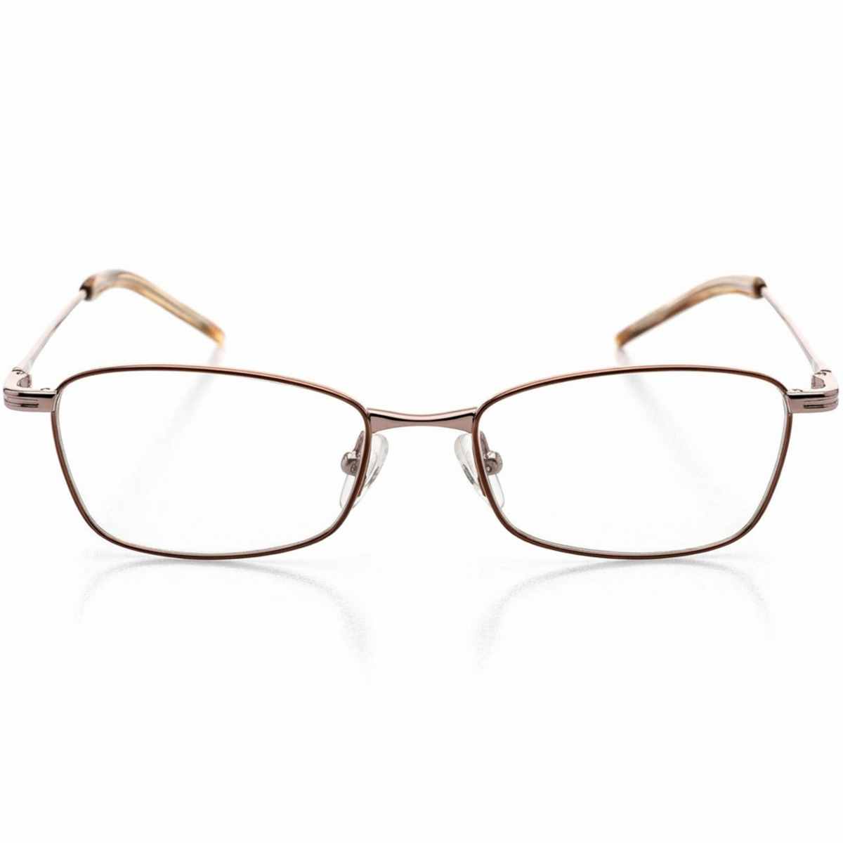 Best reading glasses under $50 — Hit Notion shiny gold brown metal frames