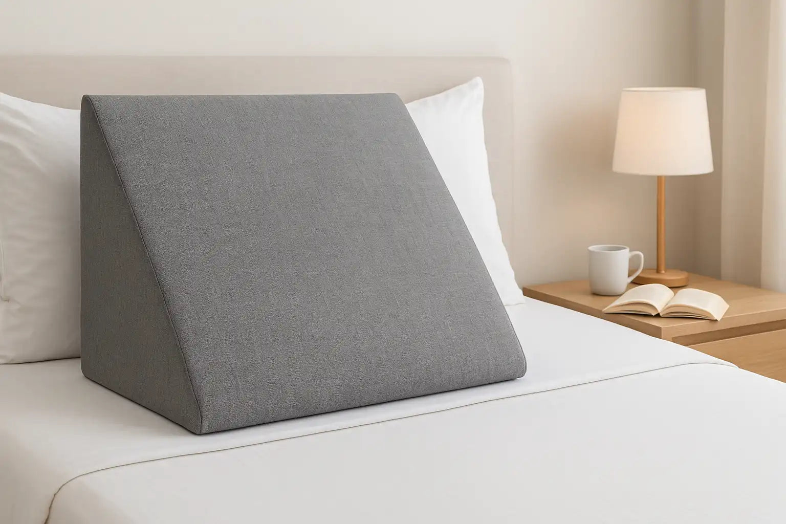 Bloster Distraz Wedge Bolster Pillow: Best Support for Back Sleepers | ComfyIQ