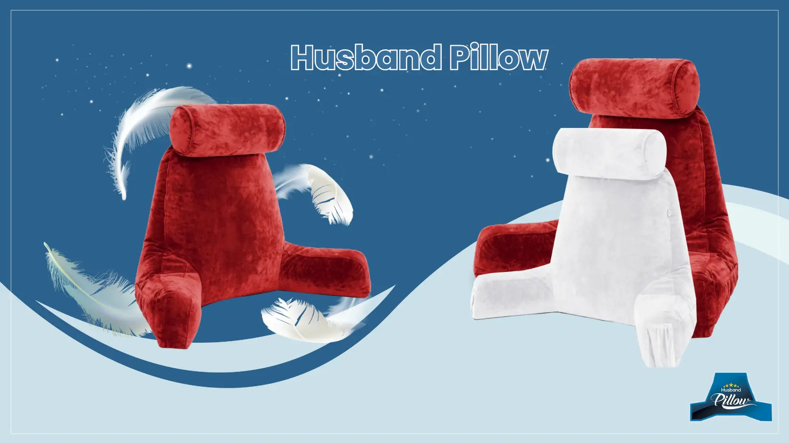 bed pillow with arms