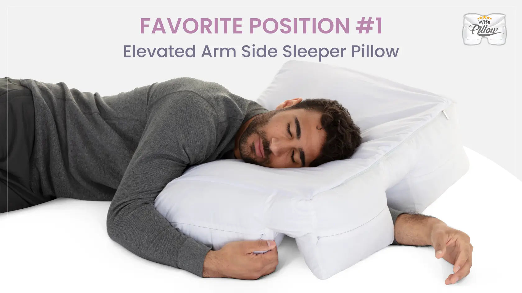 side sleeper pillow height adjustment guide with ear-to-shoulder alignment
