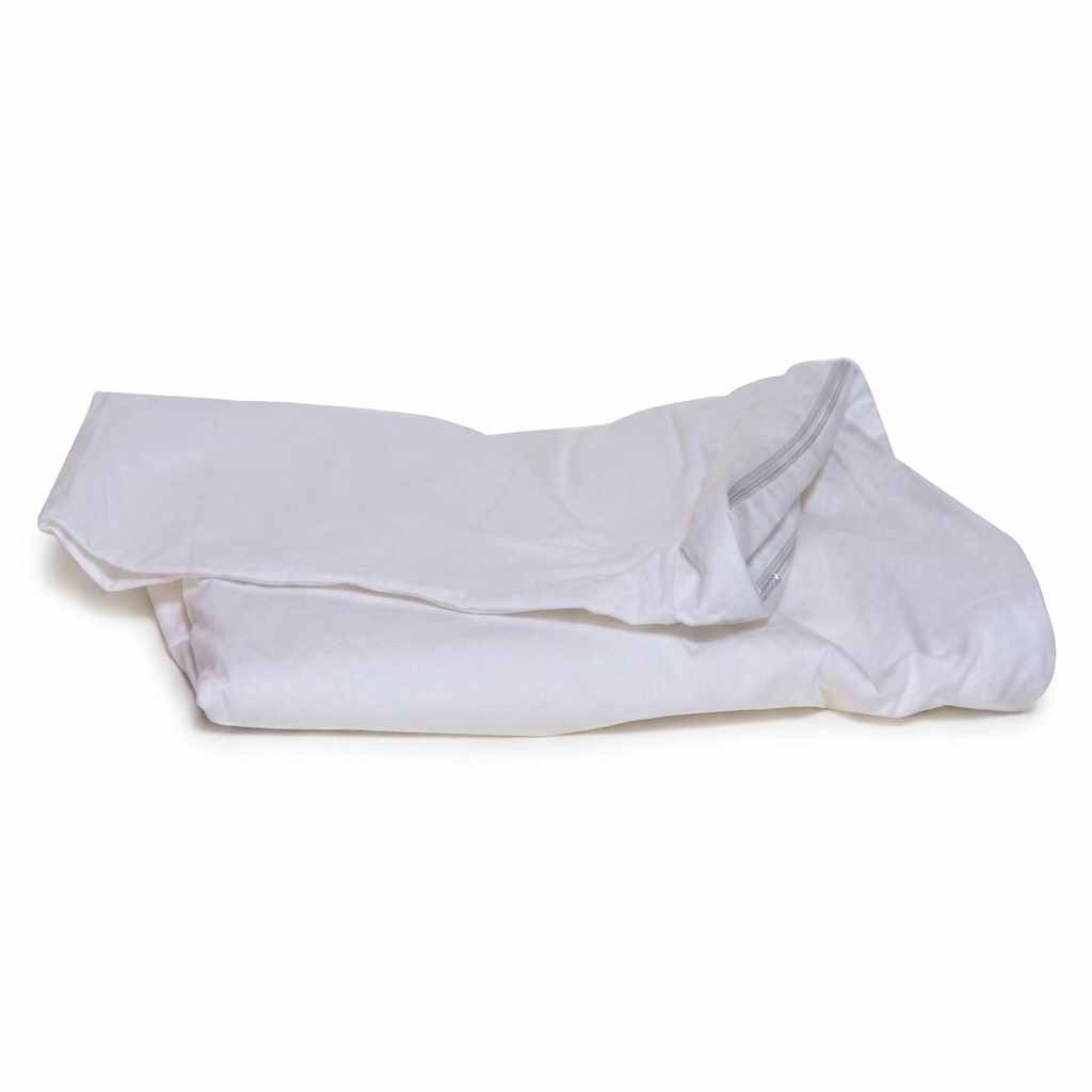 Allergen-Free Cover For C-Shaped Full Body Pillow - Stain Resistant - Pillow Cover, White - view 1