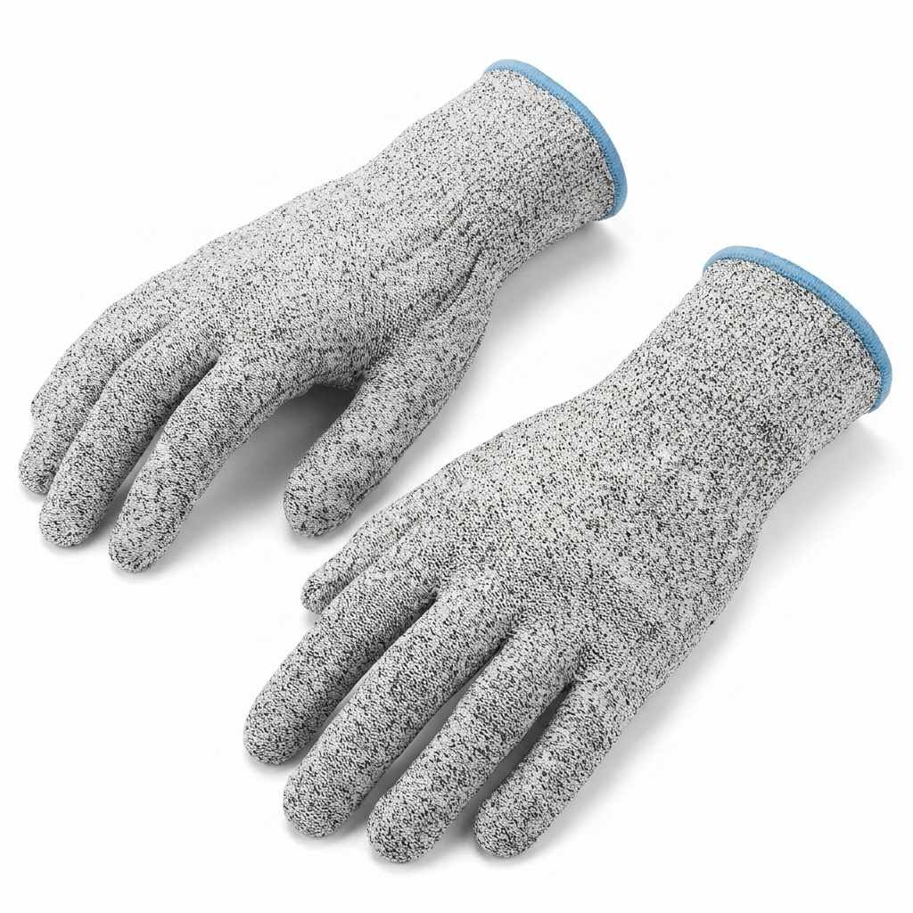 Kevlar No Cut Kitchen Gloves - Machine Washable - High Grade Polyethylene - Light Weight - view 1