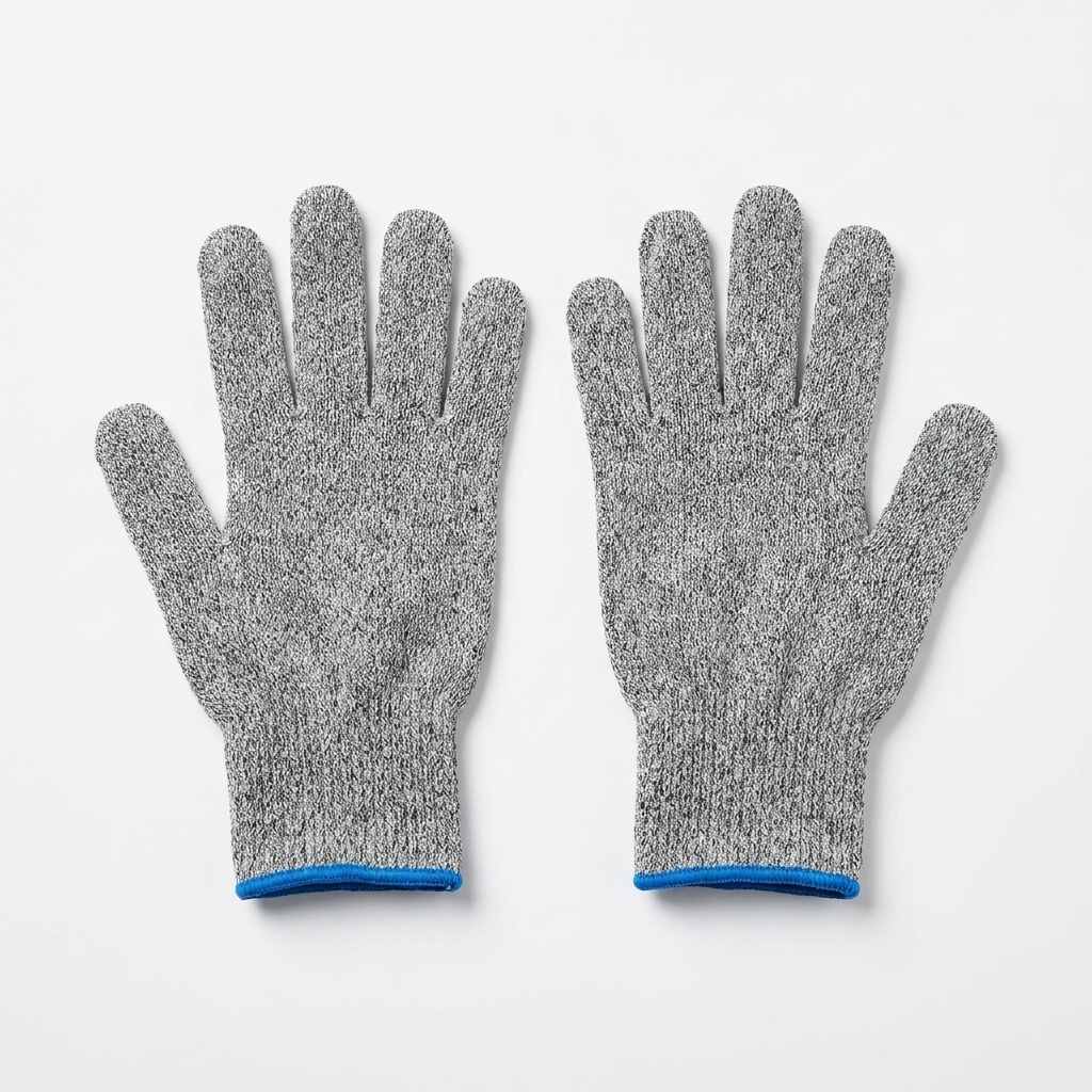 Kevlar No Cut Kitchen Gloves - Machine Washable - High Grade Polyethylene - Light Weight - view 2