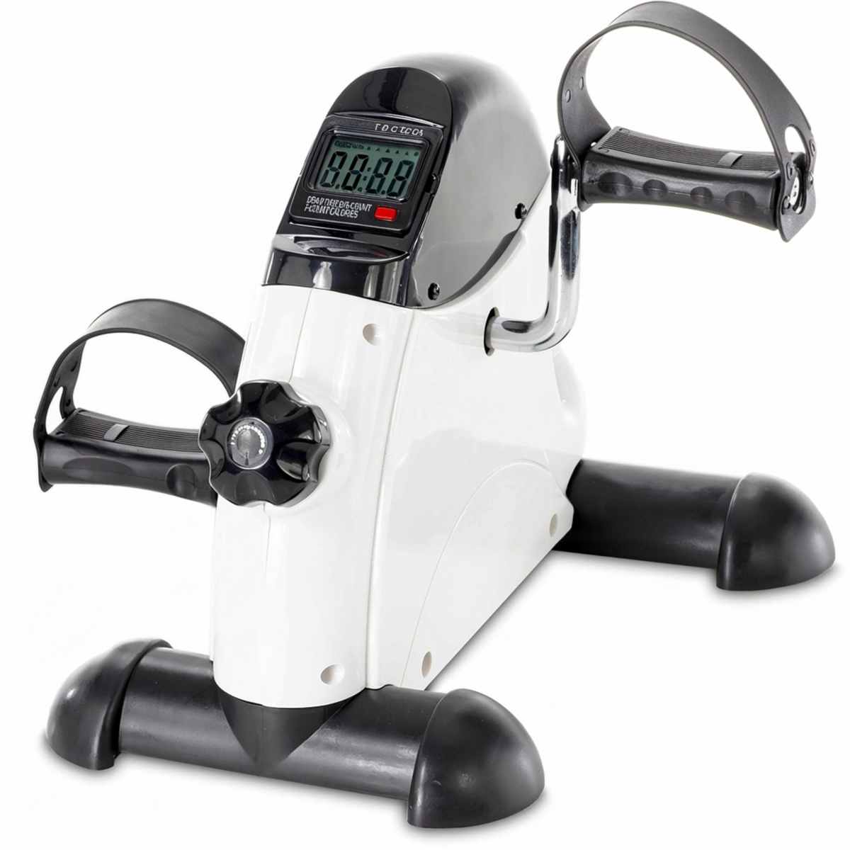 Pedal Exercise Mini Cycle Bike Silvery - Digital Display - Adjustable Resistance - view 2