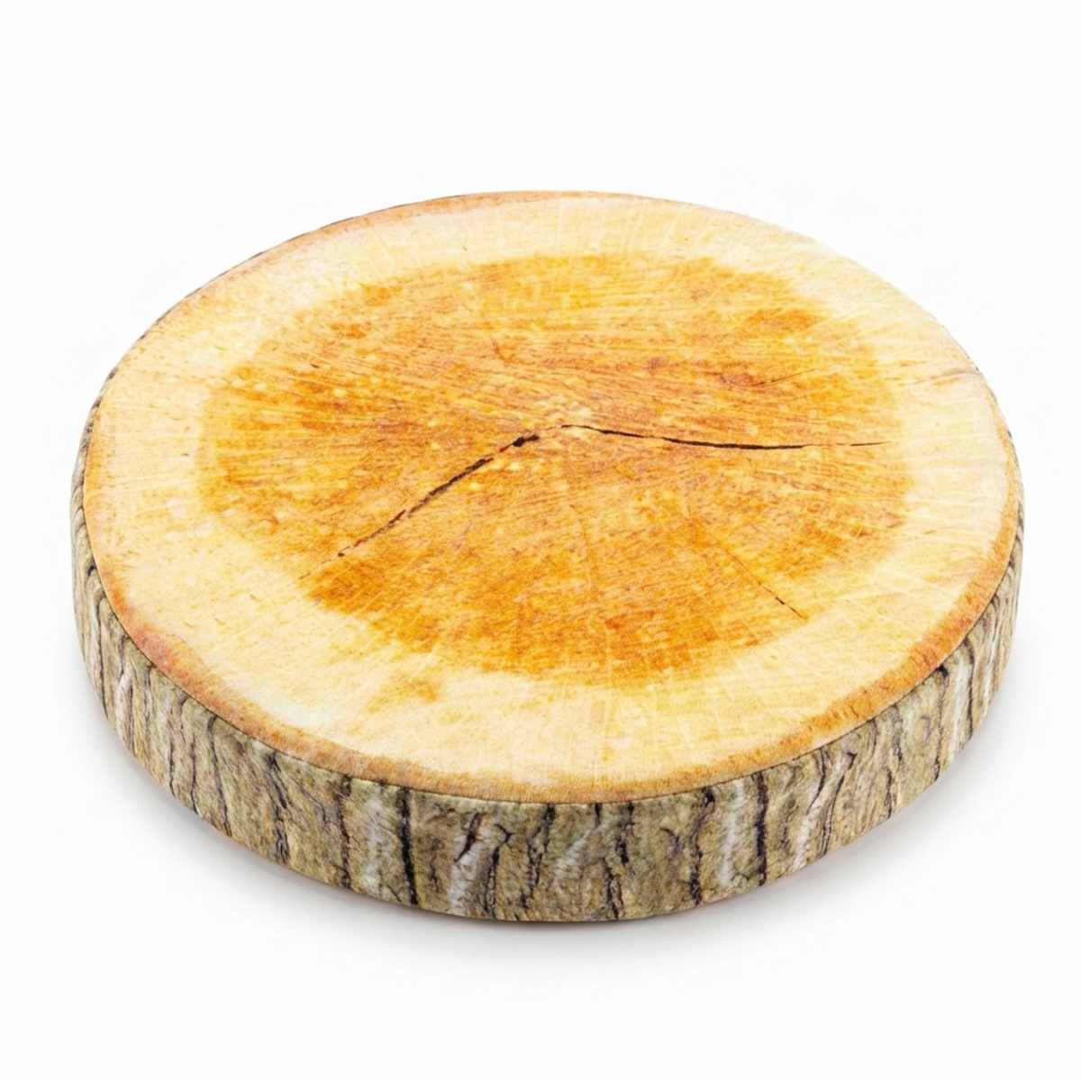 Log Maple Slice Memory Foam Seat Cushion Decorative Pillow - Bring Nature Home - view 2