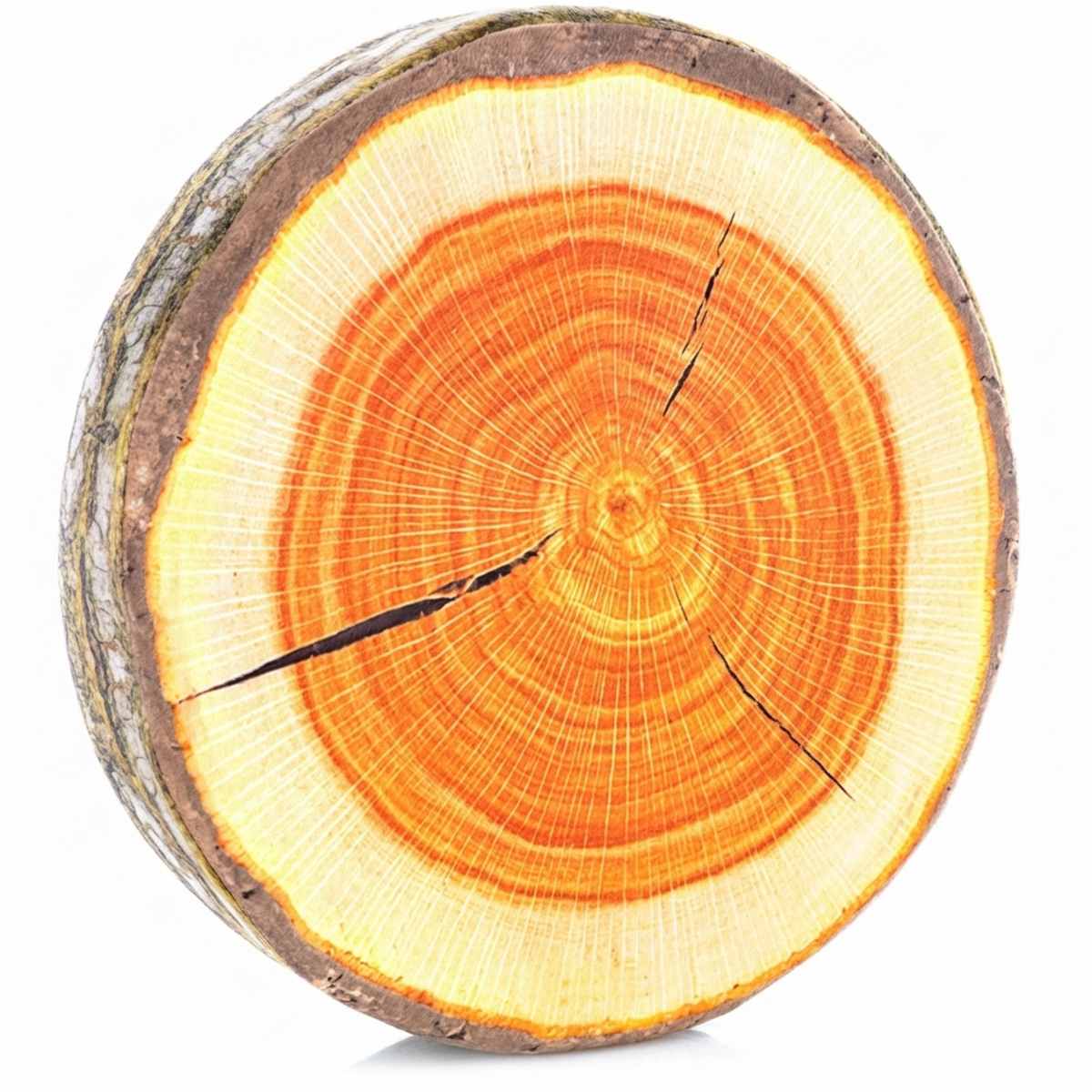 Log Maple Slice Memory Foam Seat Cushion Decorative Pillow - Bring Nature Home - view 3
