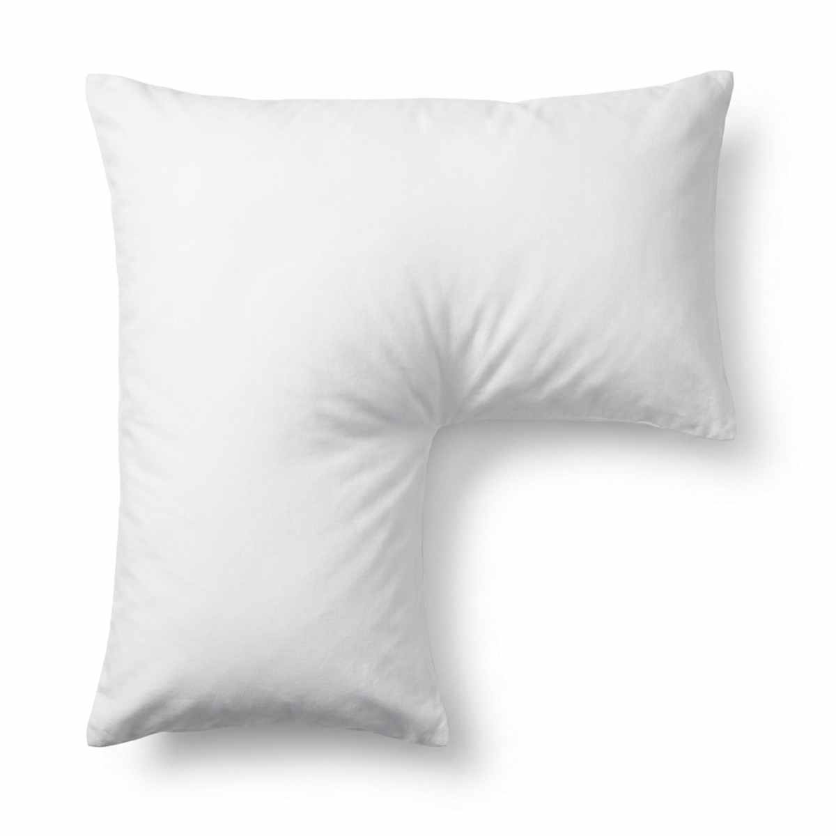 Cover For L-Shaped Body Pillow - Hypoallergenic - Tailored Fit - Comfort, White - view 1