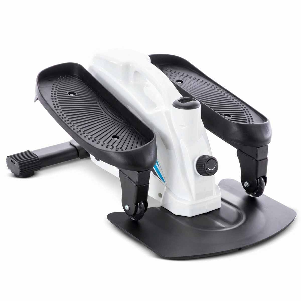 Compact Elliptical Fitness Machine Stand Up / Sit Down - Portable Mini Stepper Exercise An - view 1