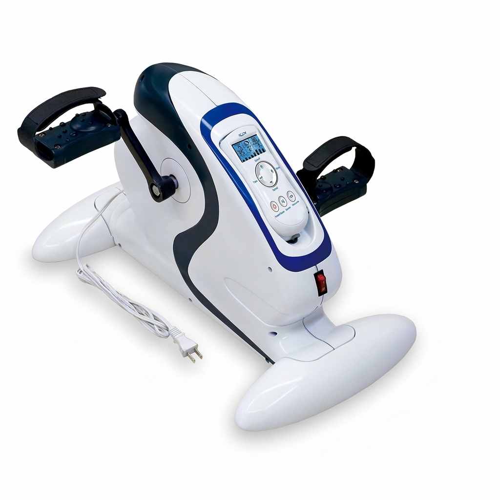 Motor Bike Indoor Bike With Mobile App Black - Under Desk Bike That Does the Work for You - view 2