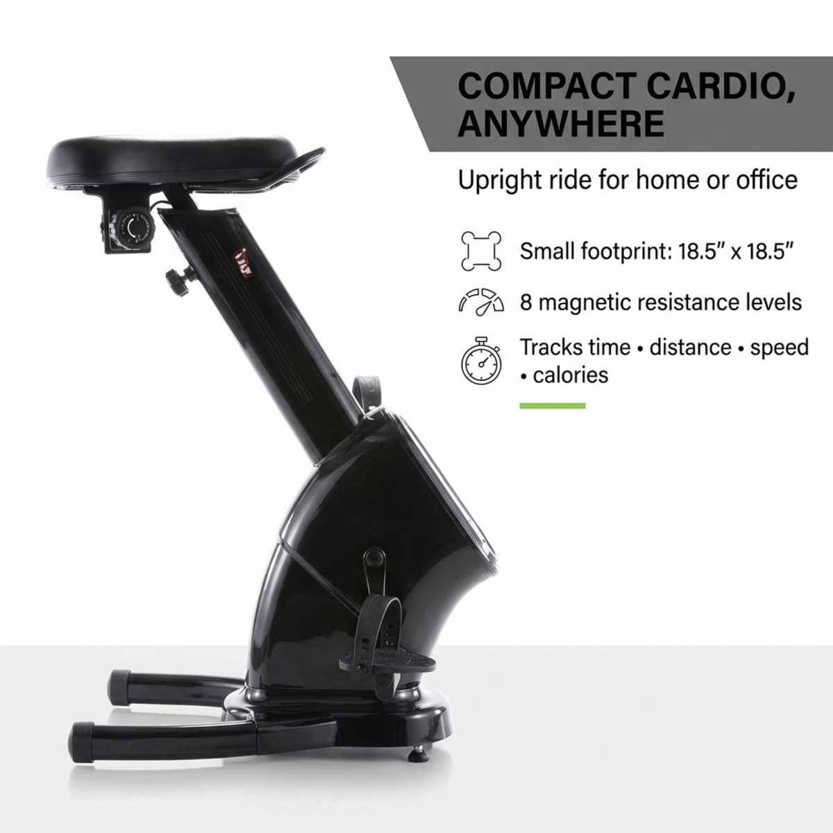 Upright Training X-Bike With Magnetic Resistance - Cardiac Aerobic Exercise Bike - Digital - view 4