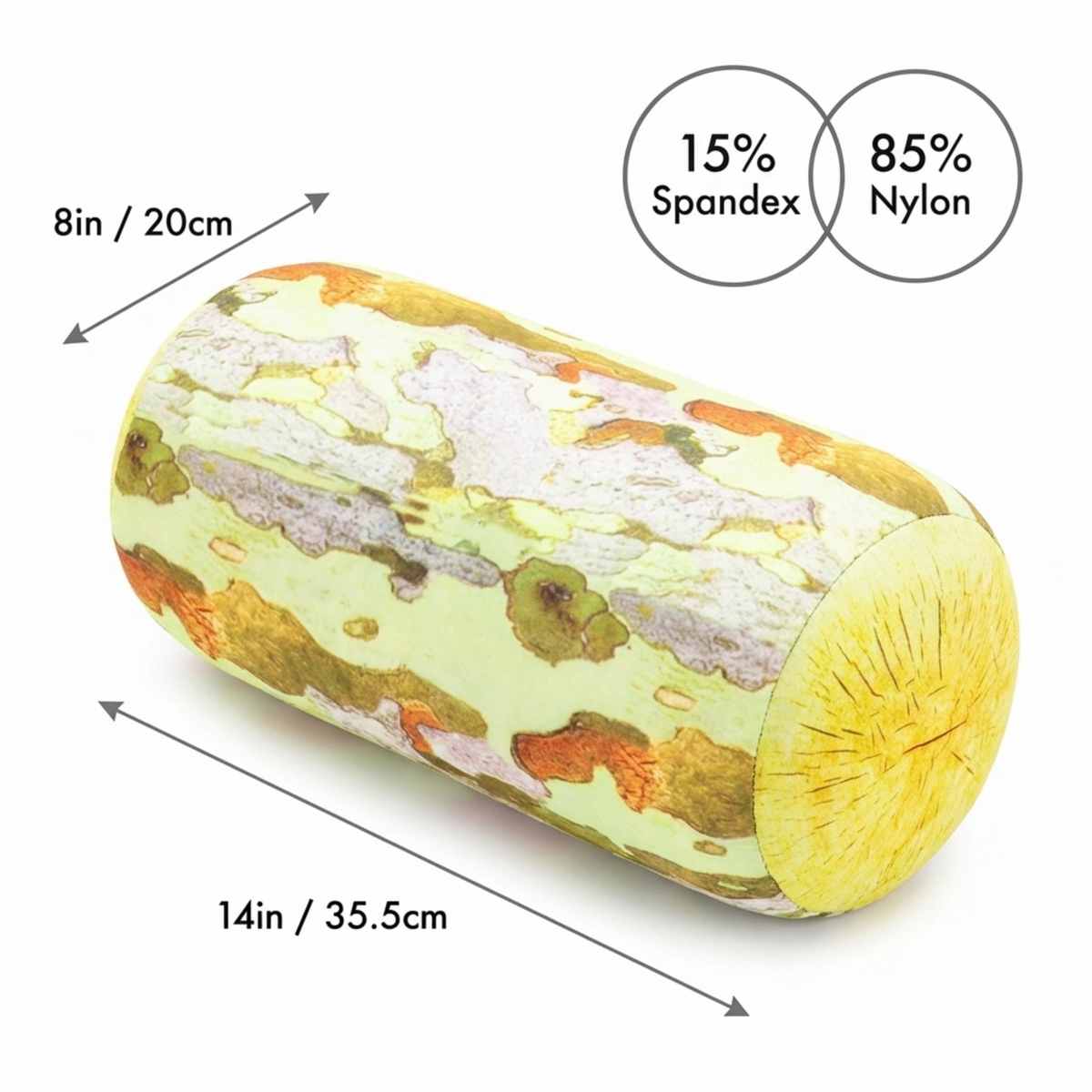 Microbead Bolster Neck Roll Pillow - Silky Feel - view 6