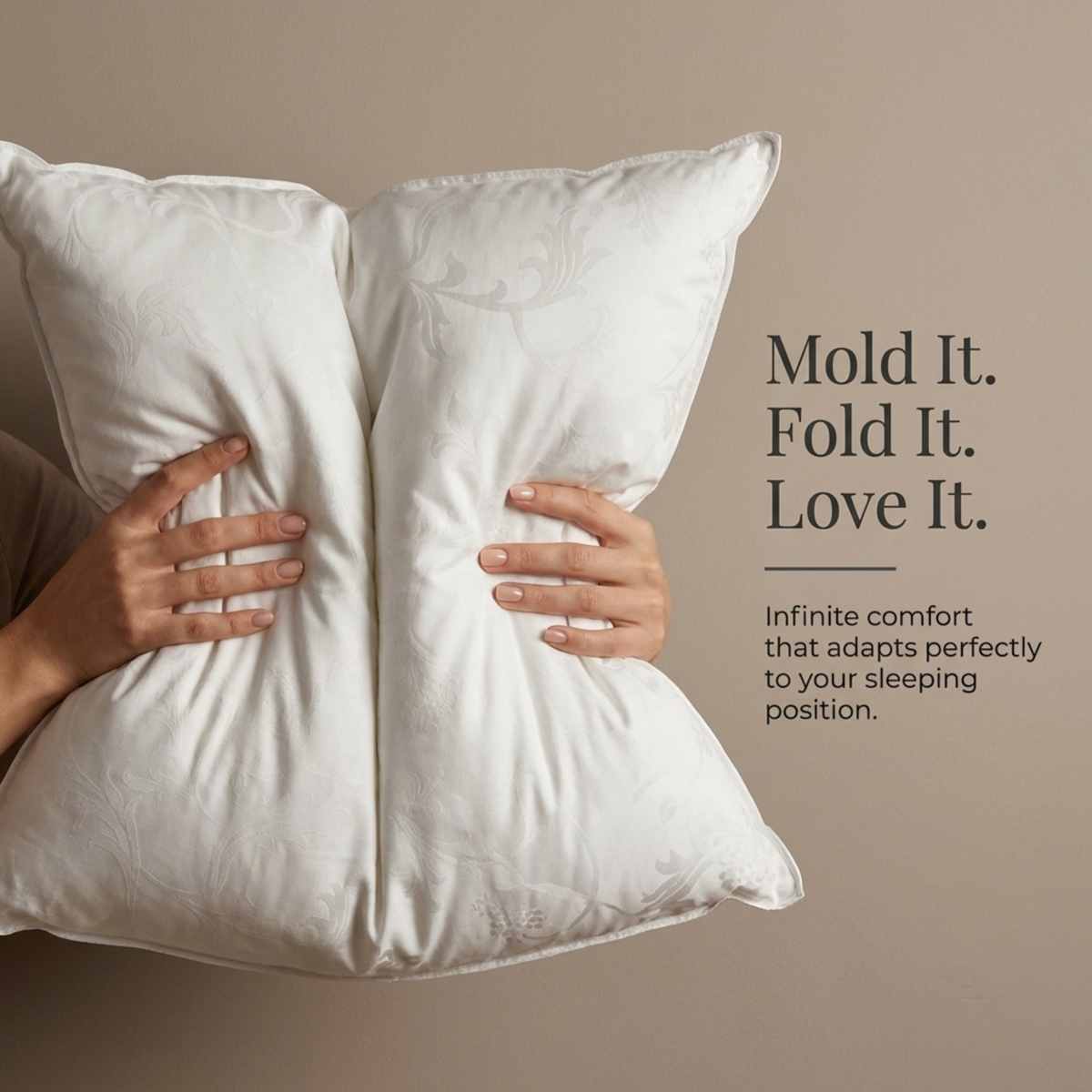 Dream Supreme Luxury Hotel Bed Pillow - Allergen Free- Set of 2 - view 9