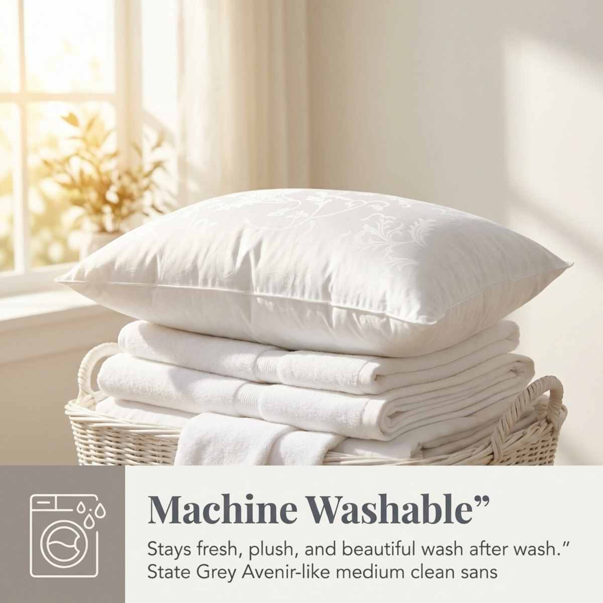 Dream Supreme Luxury Hotel Bed Pillow - Allergen Free- Set of 2 - view 12