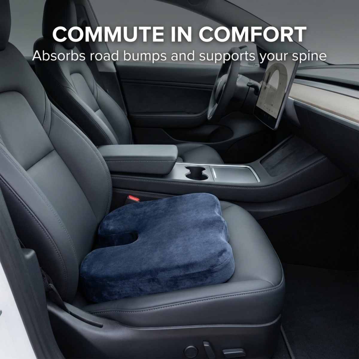 Coccyx Orthopedic Memory Foam - Sciatica Relief - Seat Cushion - view 17