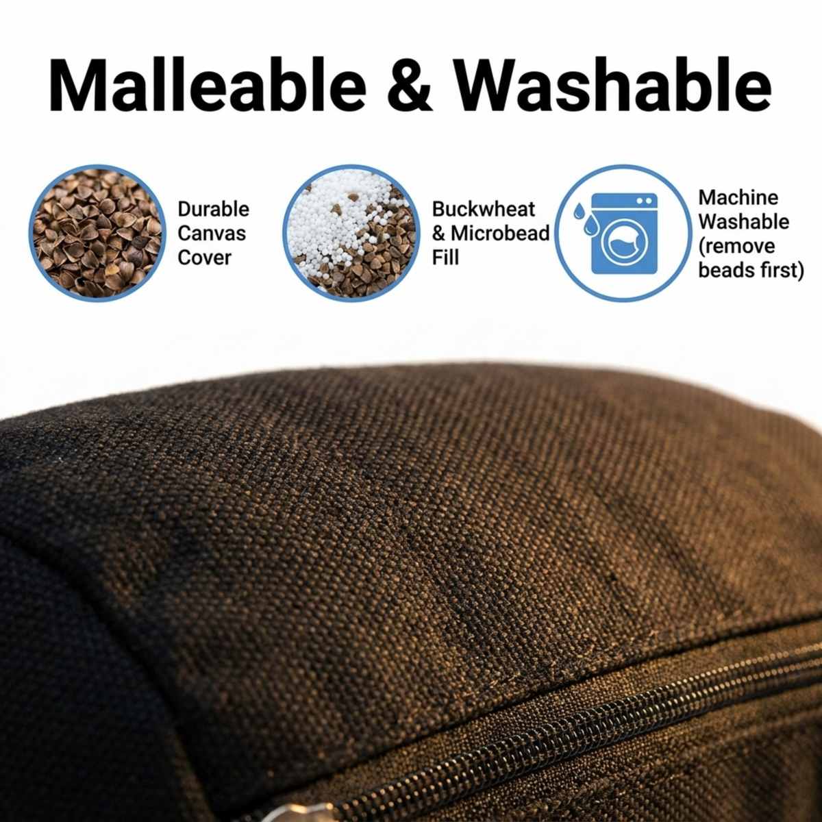 Bed Pillow Tablet Holder - Perfect for Bed or Couch - Angle Adjustable, Black - view 6