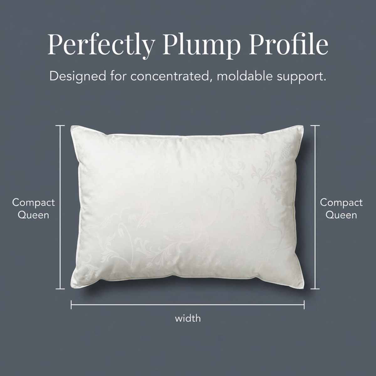 Dream Supreme Luxury Hotel Bed Pillow - Allergen Free- Set of 2 - view 14