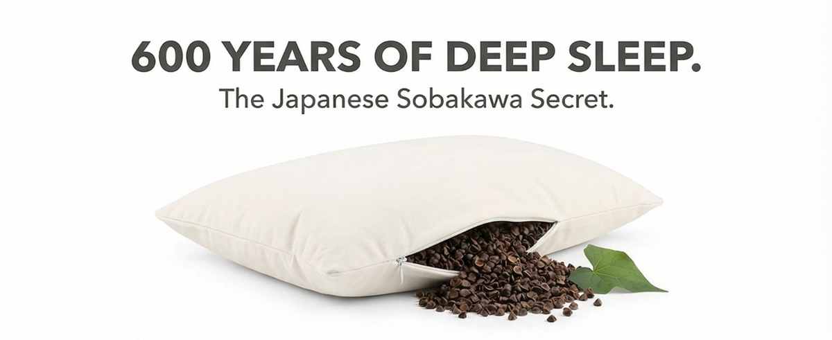 Organic Buckwheat Hull Bed Pillow - Stress And Neck Tension Relief - Bed Pillow, Cream - view 22