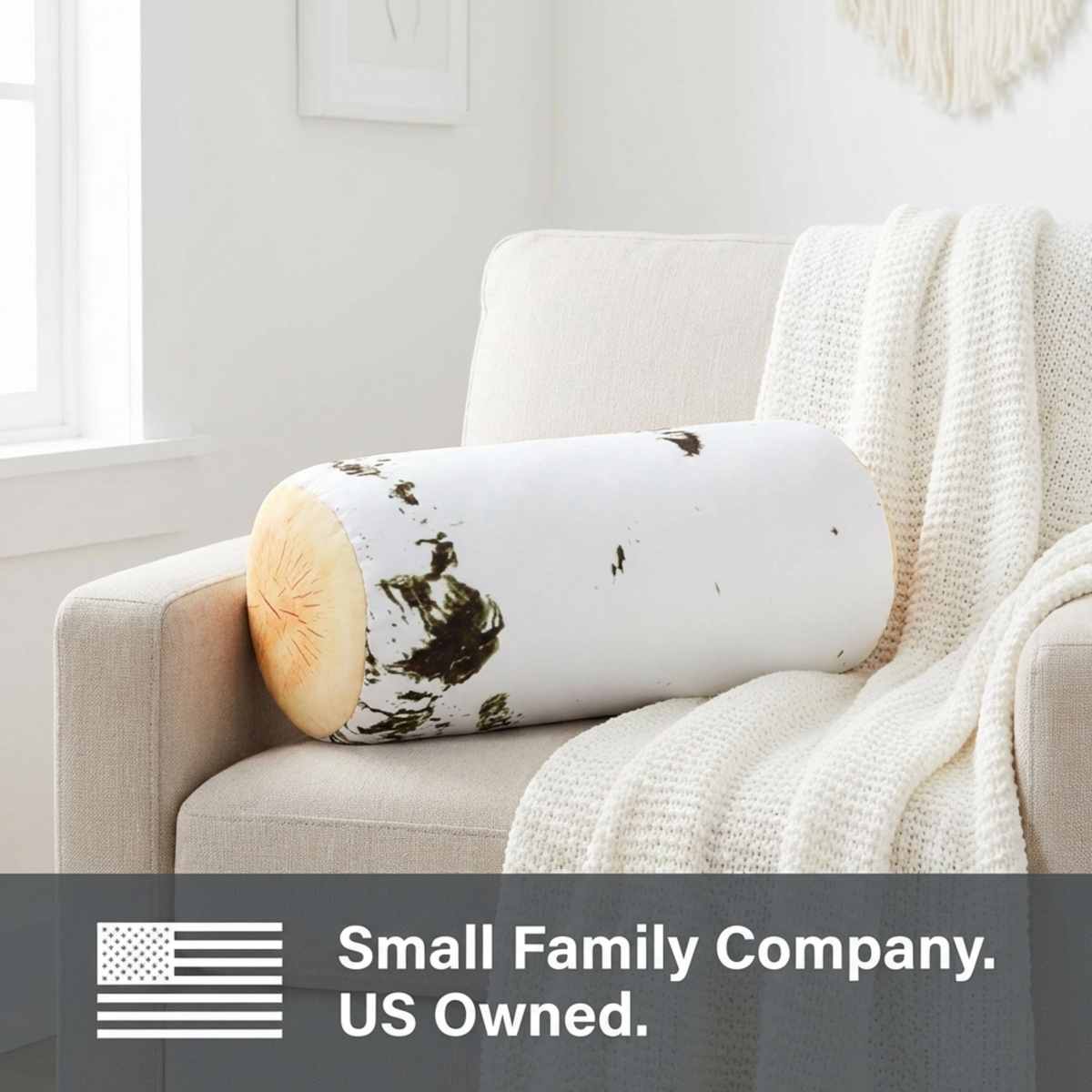 Microbead Bolster Neck Roll Pillow - Silky Feel - view 29
