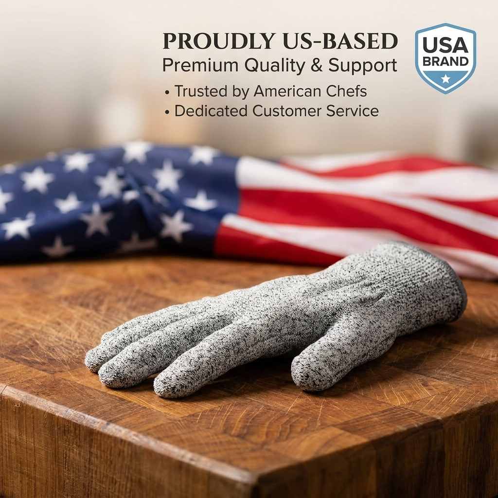 Kevlar No Cut Kitchen Gloves - Machine Washable - High Grade Polyethylene - Light Weight - view 29