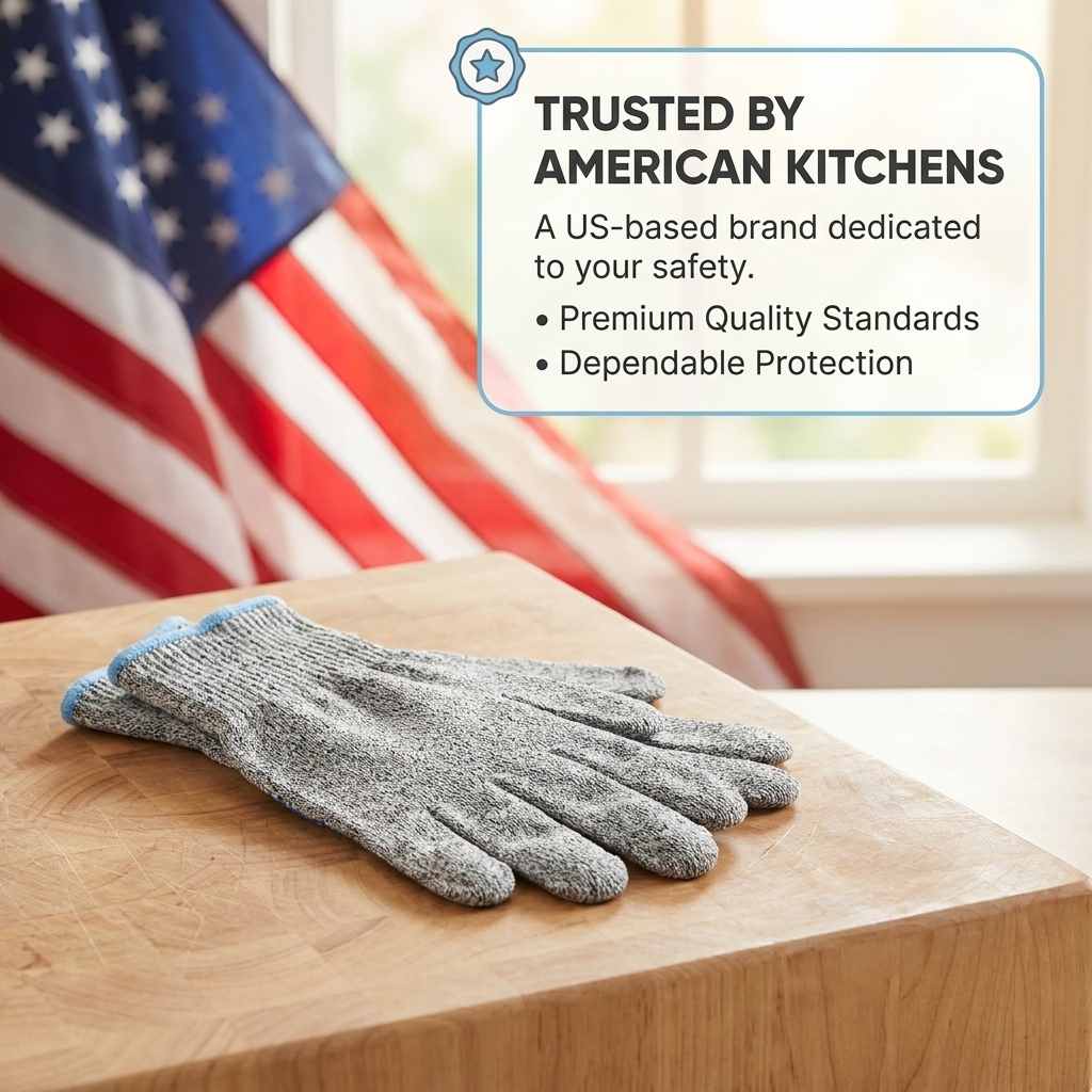 Kevlar No Cut Kitchen Gloves - Machine Washable - High Grade Polyethylene - Light Weight - view 31