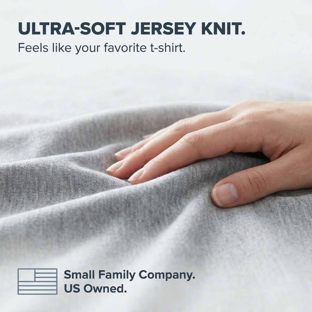 Jersey Knit Cover For The Better Sleep Fiber Fill Pillow - Hypoallergenic - view 17