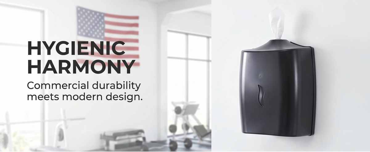 Wipes Dispenser - Wall Mounted - Disinfectant - Contemporary Anti-Roping Design - view 17