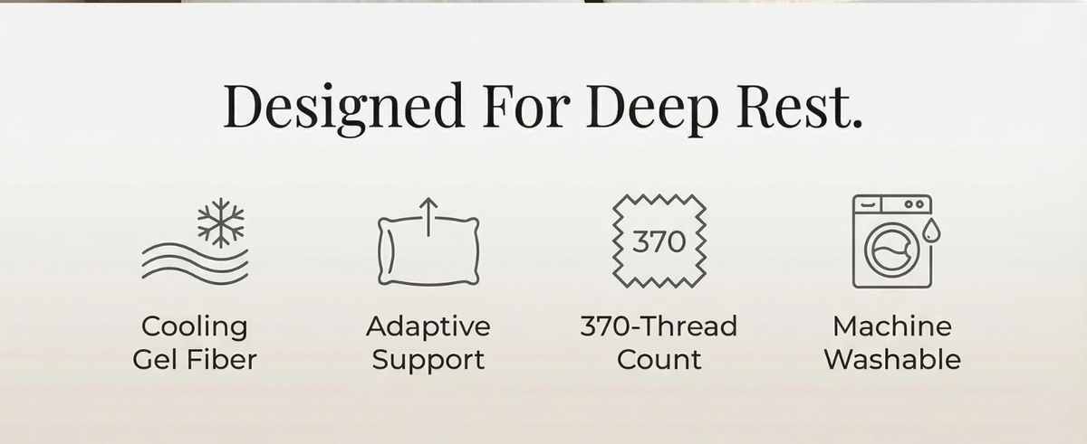 Dream Supreme Luxury Hotel Bed Pillow - Allergen Free- Set of 2 - view 19