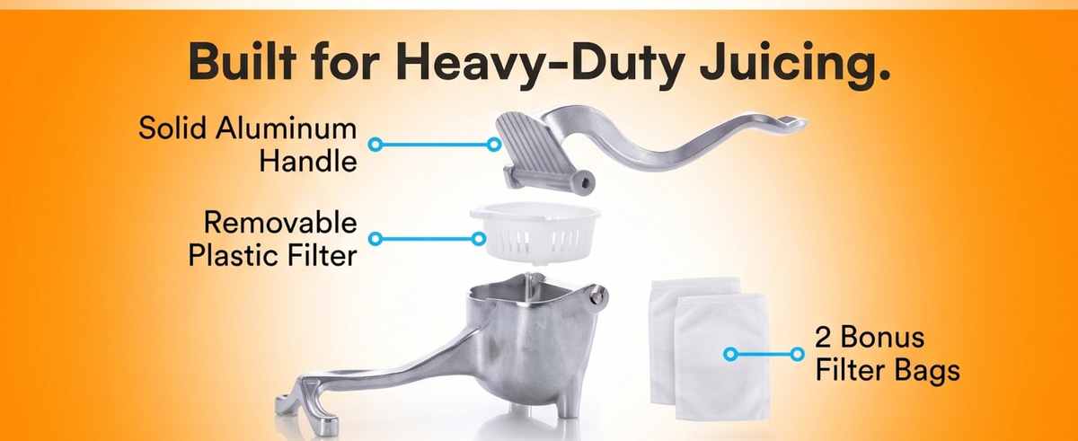 Super Juicer Easy Squeezer - Heavy-Duty Juicer for Oranges, Lemons and More - view 11
