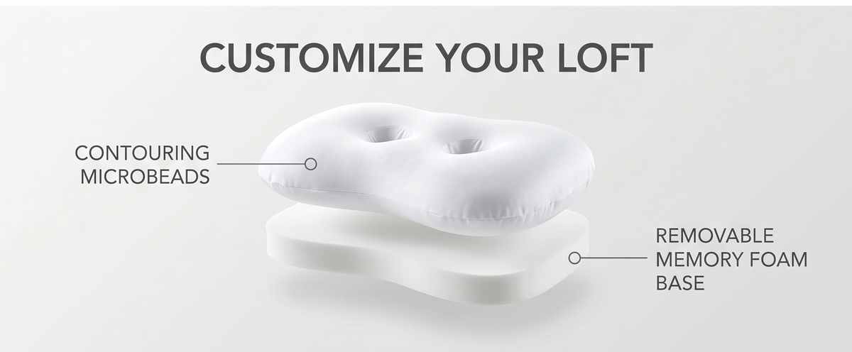 Now Pillow Ear Hole & Neck Support Relief Neck & Ear Problems During Sleep - Microbead / M - view 11