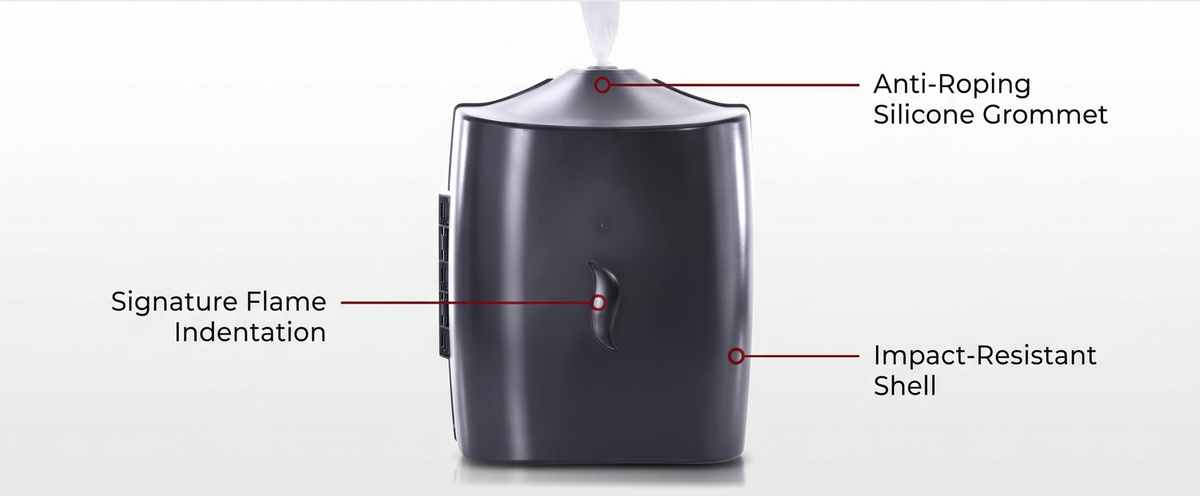 Wipes Dispenser - Wall Mounted - Disinfectant - Contemporary Anti-Roping Design - view 21