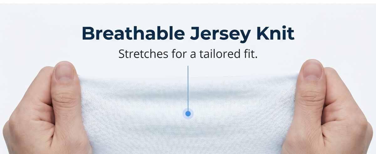 Jersey Knit Cover For The Better Sleep Fiber Fill Pillow - Hypoallergenic - view 24