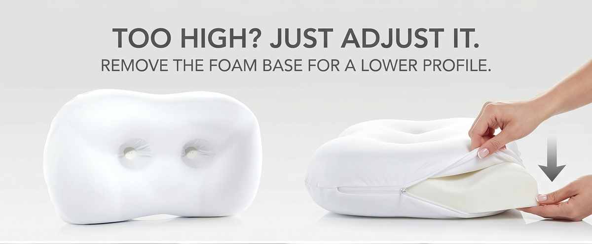Now Pillow Ear Hole & Neck Support Relief Neck & Ear Problems During Sleep - Microbead / M - view 12