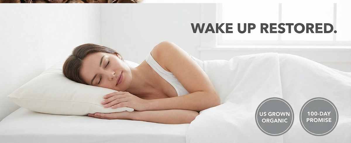 Organic Buckwheat Hull Bed Pillow - Stress And Neck Tension Relief - Bed Pillow, Cream - view 37