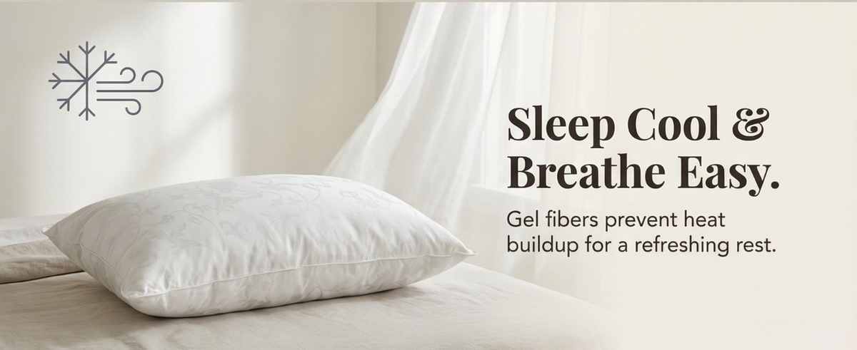 Dream Supreme Luxury Hotel Bed Pillow - Allergen Free- Set of 2 - view 28