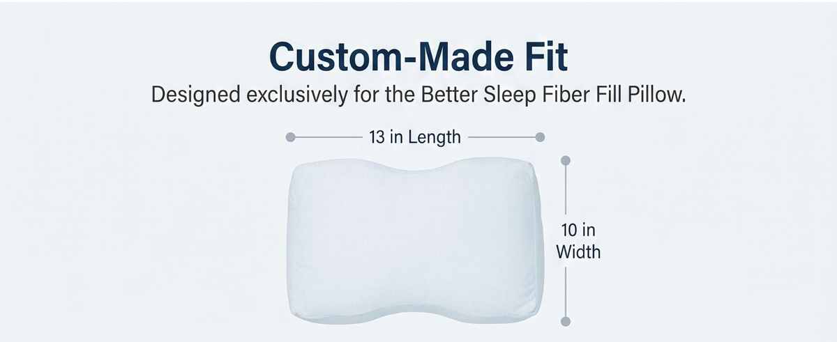 Jersey Knit Cover For The Better Sleep Fiber Fill Pillow - Hypoallergenic - view 28