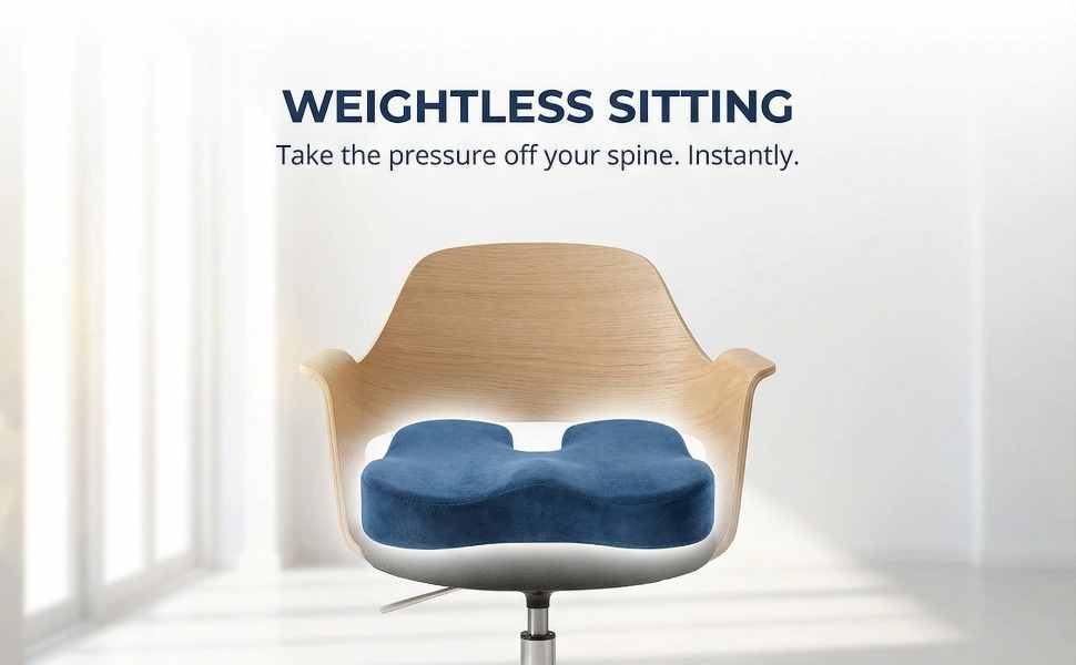 Bottom Reformulator Orthopedic Grade Foam Cushioned Seat - Hip Pain Relief - Seat Cushion - view 15
