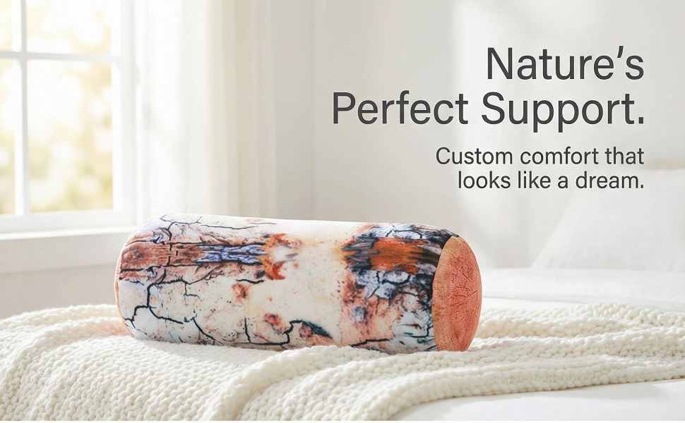 Microbead Bolster Neck Roll Pillow - Silky Feel - view 59