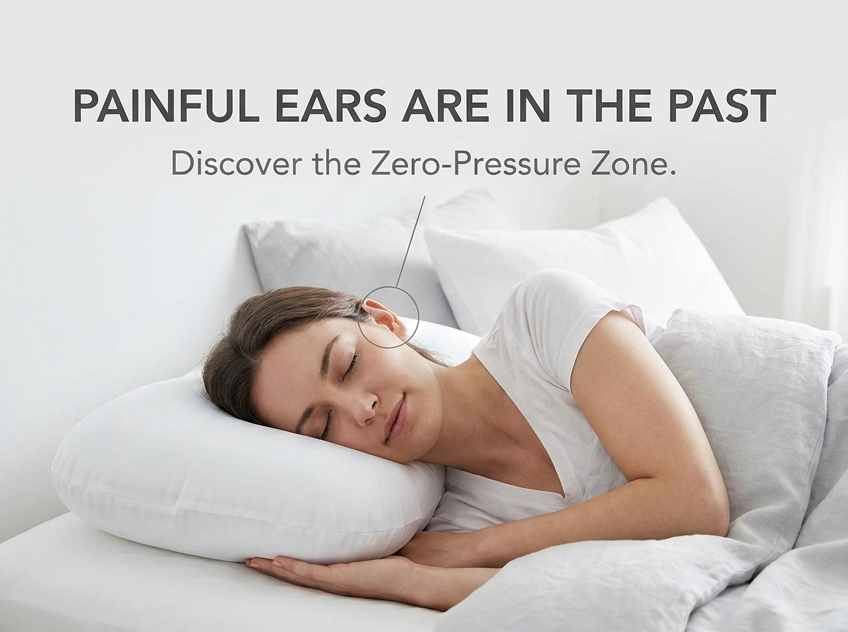 Now Pillow Ear Hole & Neck Support Relief Neck & Ear Problems During Sleep - Microbead / M - view 15
