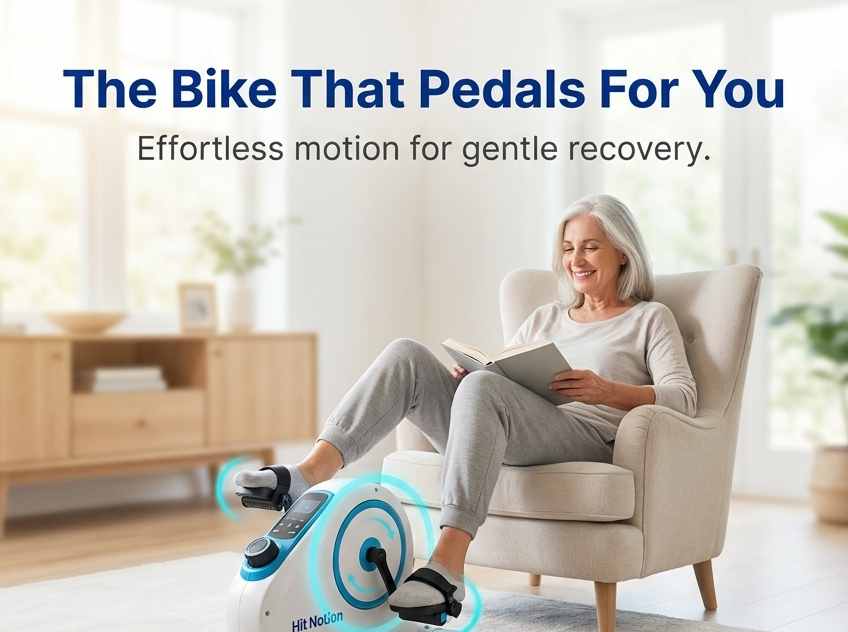 Motor Bike Indoor Bike With Mobile App Black - Under Desk Bike That Does the Work for You - view 30