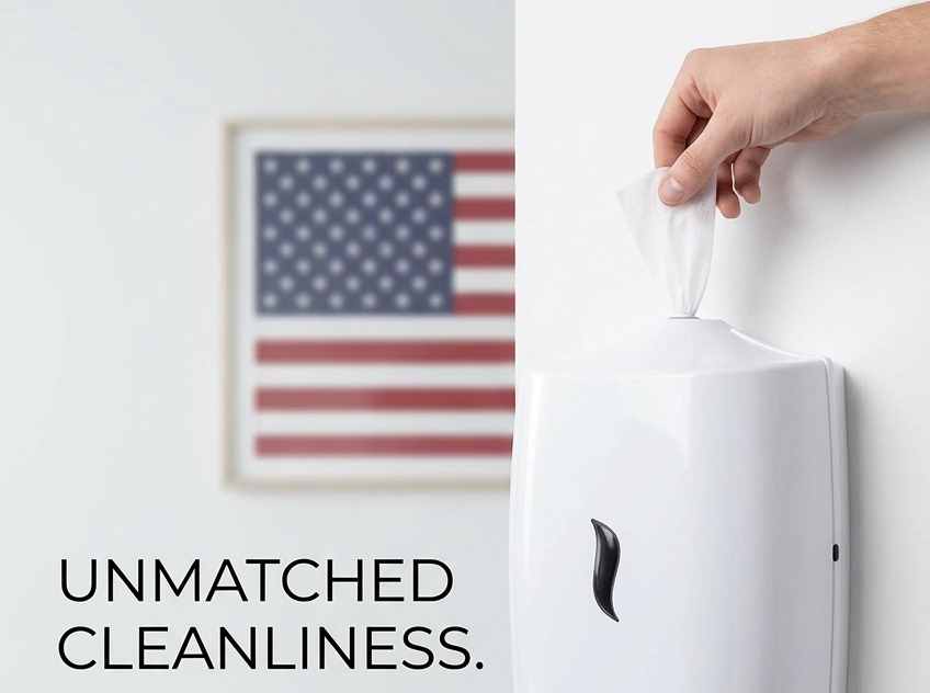 Wipes Dispenser - Wall Mounted - Disinfectant - Contemporary Anti-Roping Design - view 30