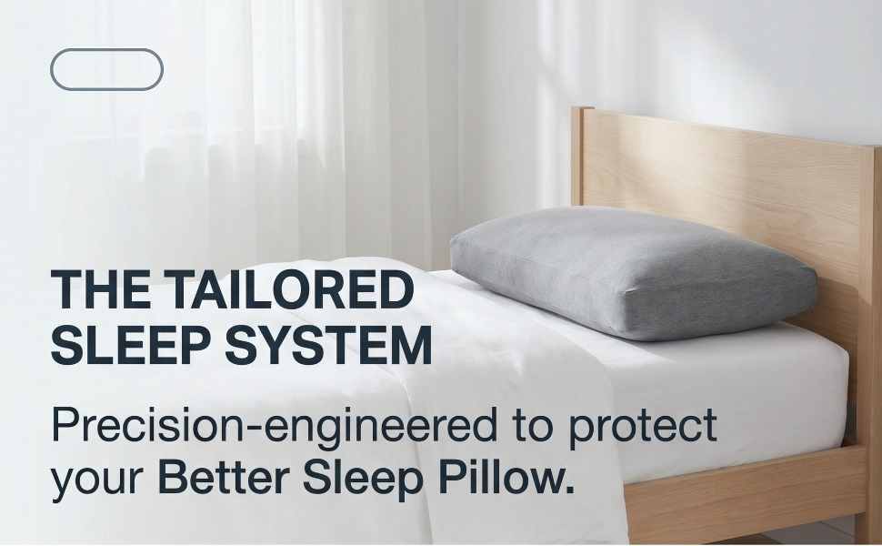Jersey Knit Cover For The Better Sleep Fiber Fill Pillow - Hypoallergenic - view 31