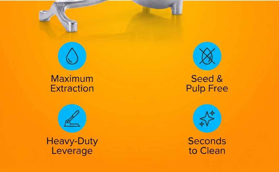 Super Juicer Easy Squeezer - Heavy-Duty Juicer for Oranges, Lemons and More - view 16