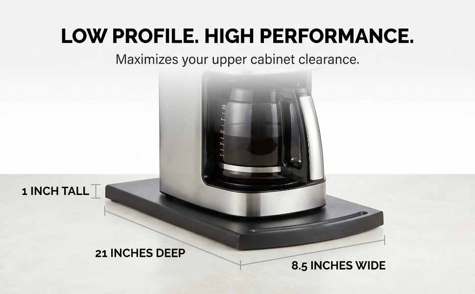 Kitchen Under-Cabinet Sliding Shelf - Countertop Pull-Out Tray - Easy Gliding, Black - view 16