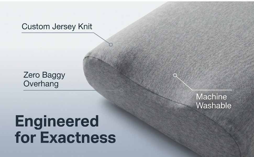 Jersey Knit Cover For The Better Sleep Fiber Fill Pillow - Hypoallergenic - view 33
